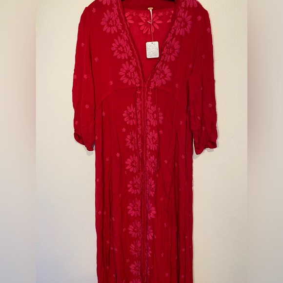Free People Fable Midi Dress - Picture 1 of 6